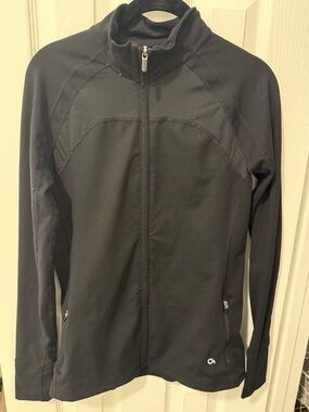 GAP Womens Black Full-Zip Performance Jacket